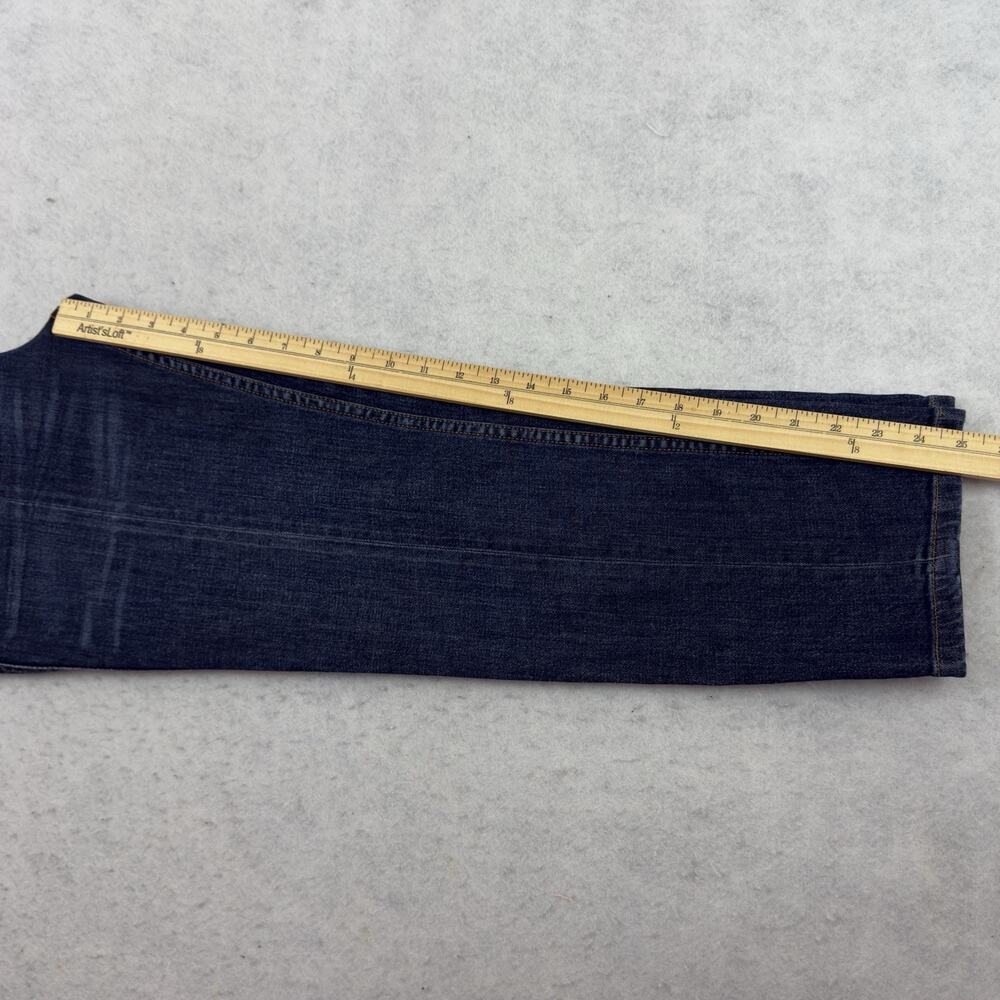 Pilcro by Anthropologie Size 28 Dark Wash Denim Belted Tapered Jeanscasual - Picture 8 of 12